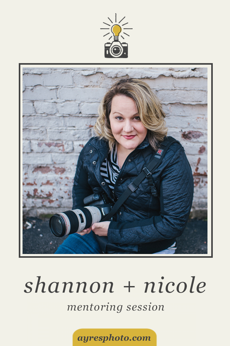 the mentoring sessions // 2016 – shannon + nicole