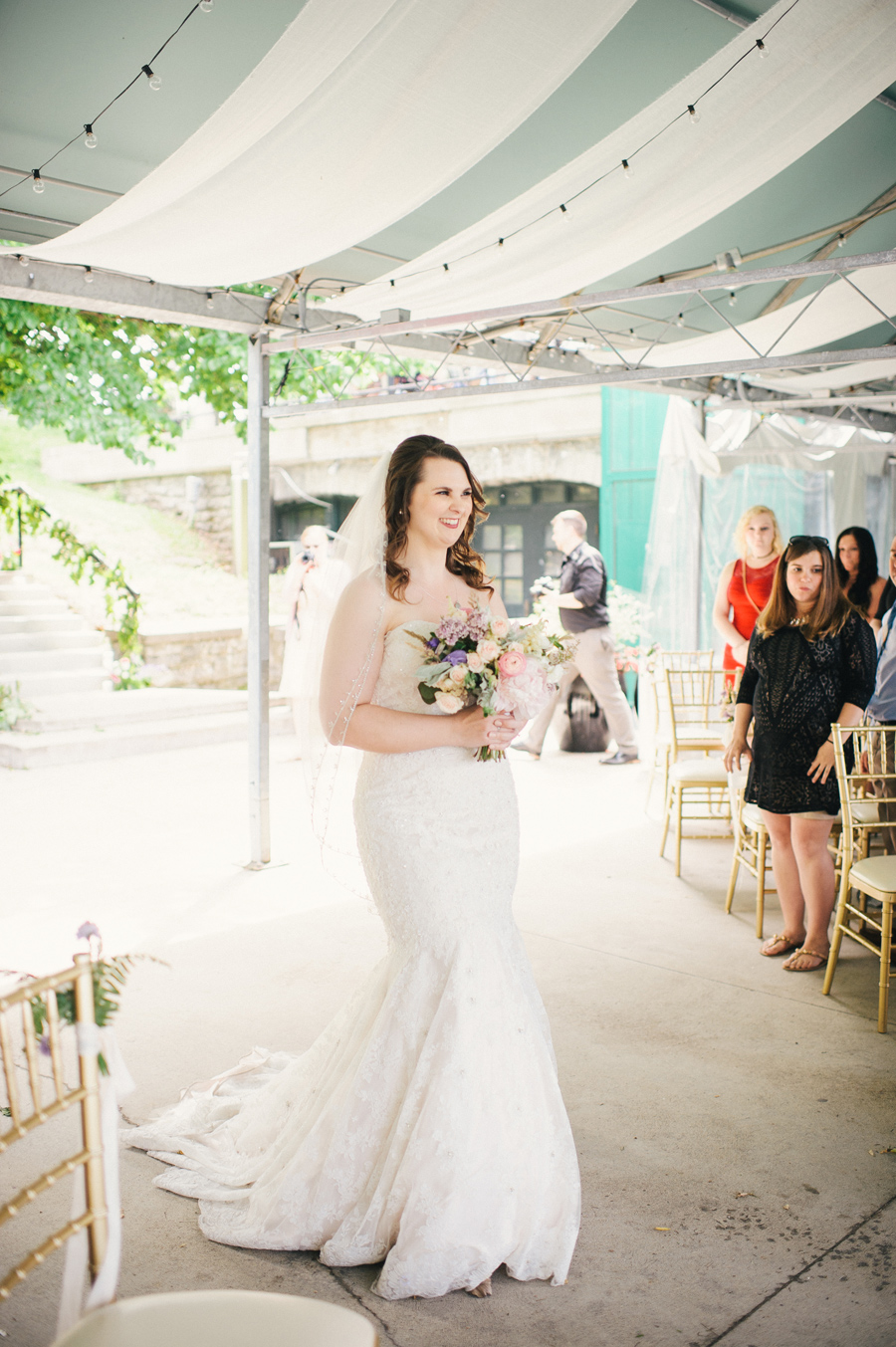 bride walking down the aisle