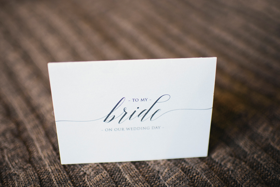 wedding day card from groom to bride