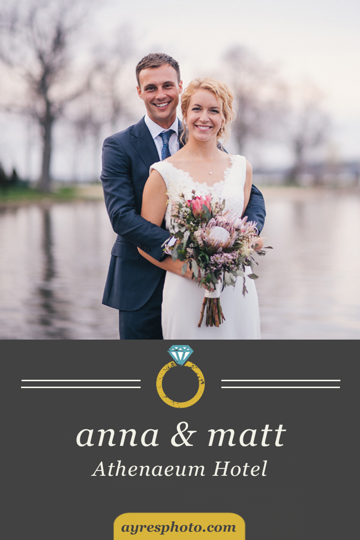 anna + matt // Athenaeum Hotel