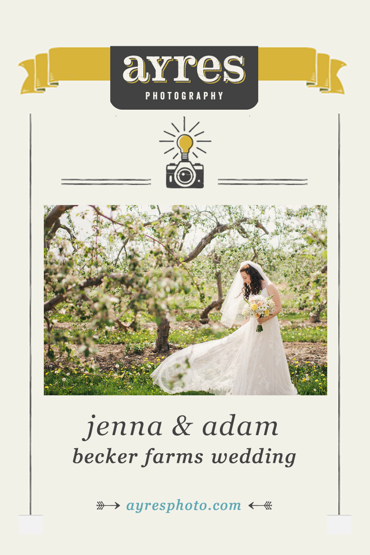 jenna + adam // Becker Farms Wedding