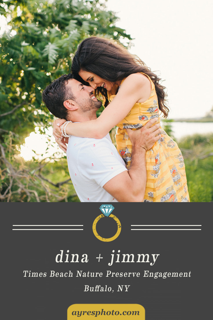 dina + jimmy // Times Beach Nature Preserve Engagement Shoot