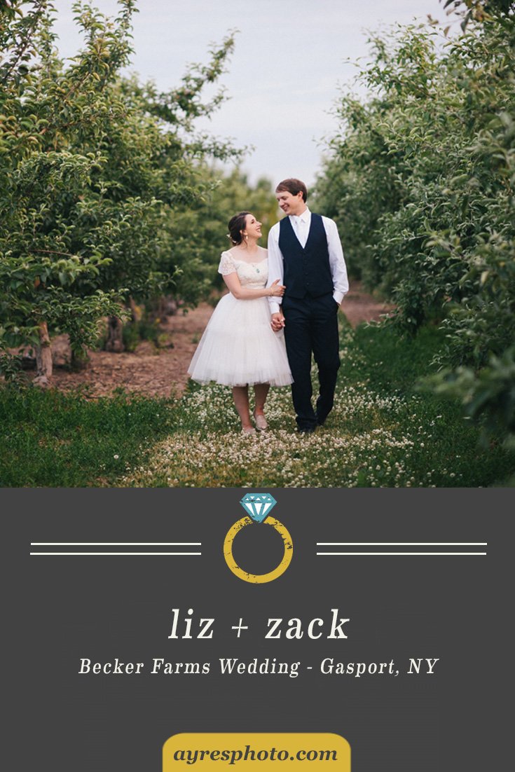 liz + zack // Becker Farms Wedding