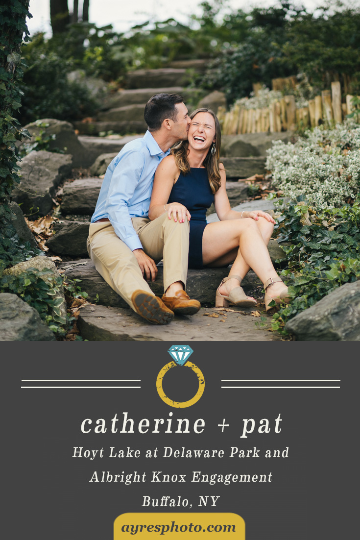 catherine +pat // Hoyt Lake and Albright Knox Engagement