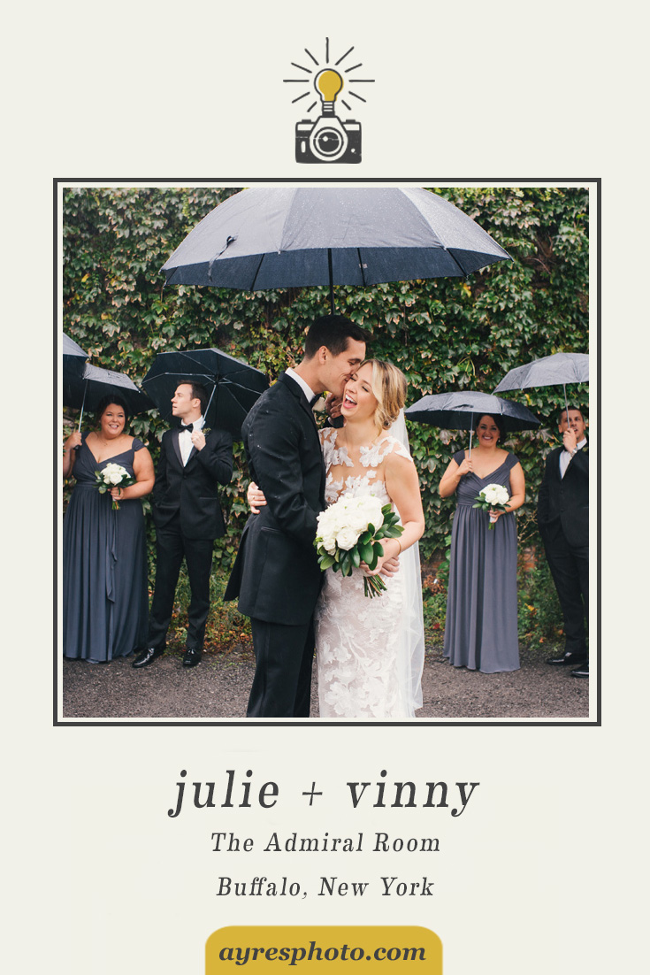 julie + vinny // The Admiral Room Wedding