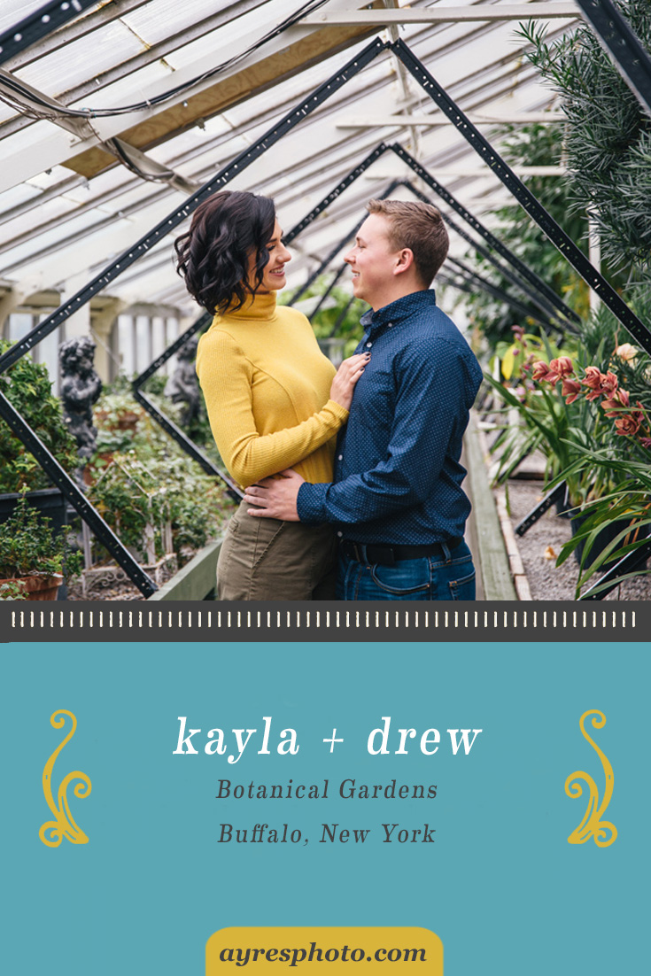 kayla + drew // Buffalo Botanical Gardens Engagement