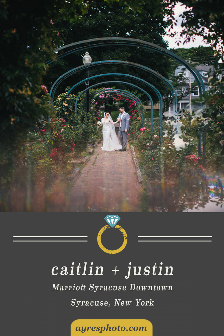 caitlin + justin // Marriott Syracuse Downtown Wedding