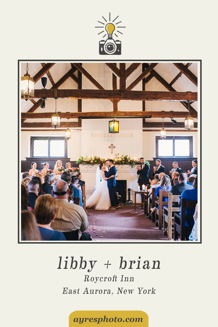 libby + brian // Roycroft Inn Wedding