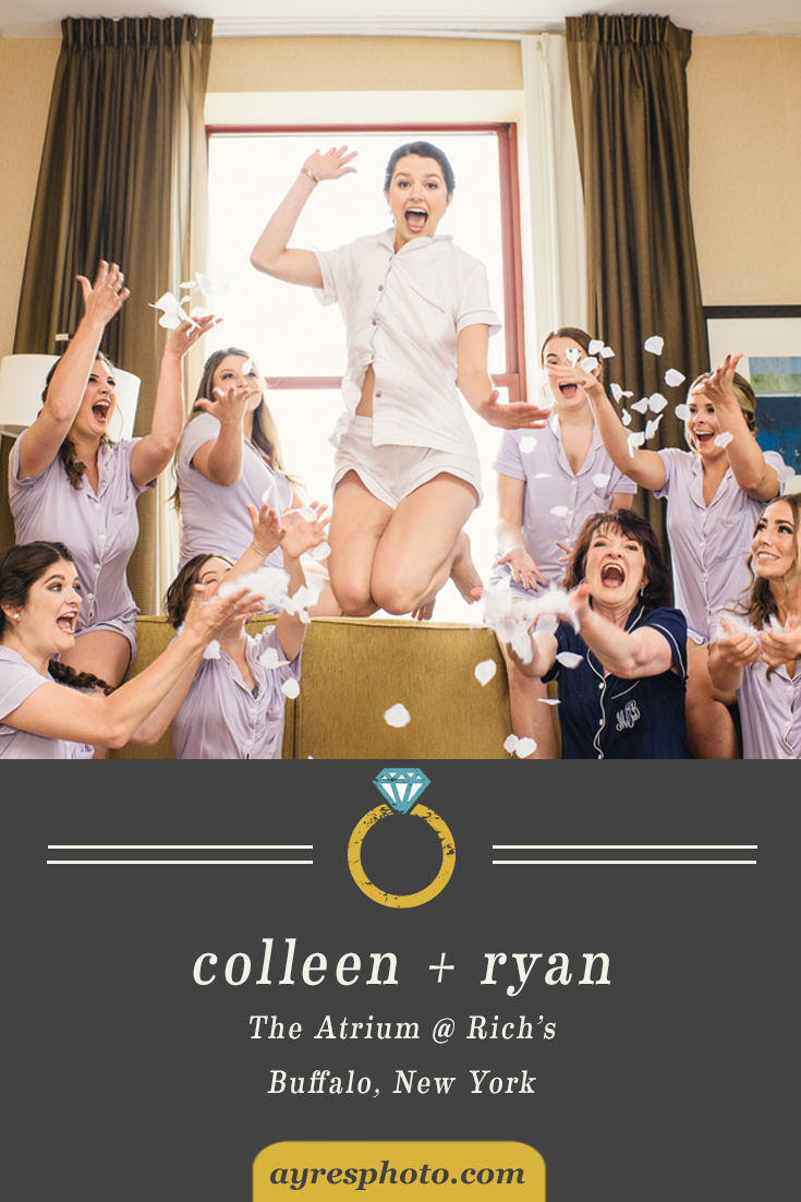 colleen + ryan // The Atrium @ Rich’s Wedding