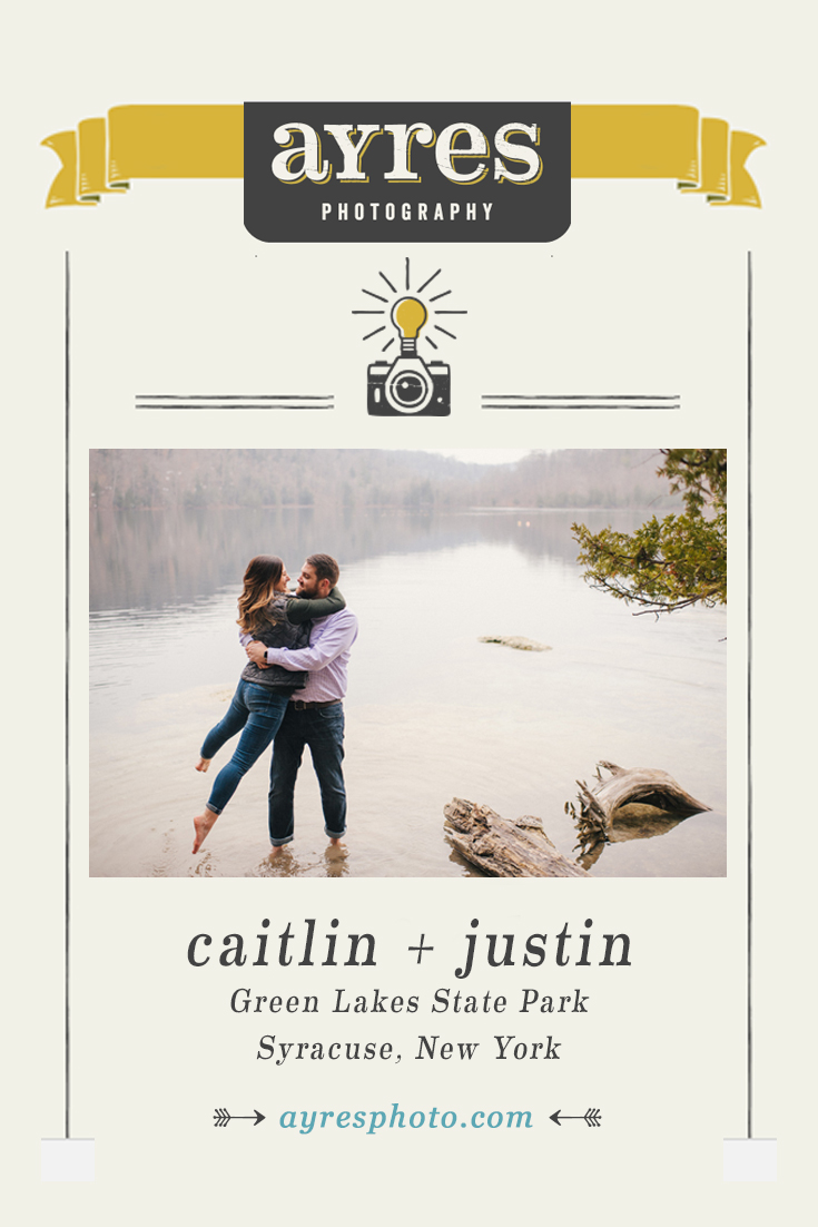 caitlin + justin // Green Lakes State Park Engagement